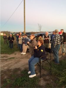 AVA and TBAS members view Sandhill Cranes
